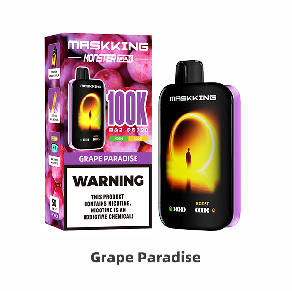 Maskking Monster 100,000 Puffs | Vape Recargable con Pantalla a Color
