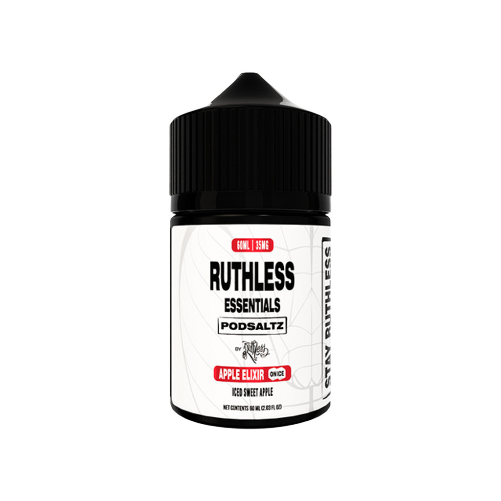Ruthless Essentials Apple Elixir On Ice 60ml 35mg nicotine salt e liquid sabor manzana con hielo liquido para vape pods comprar en CDMX envío express Área Metropolitana