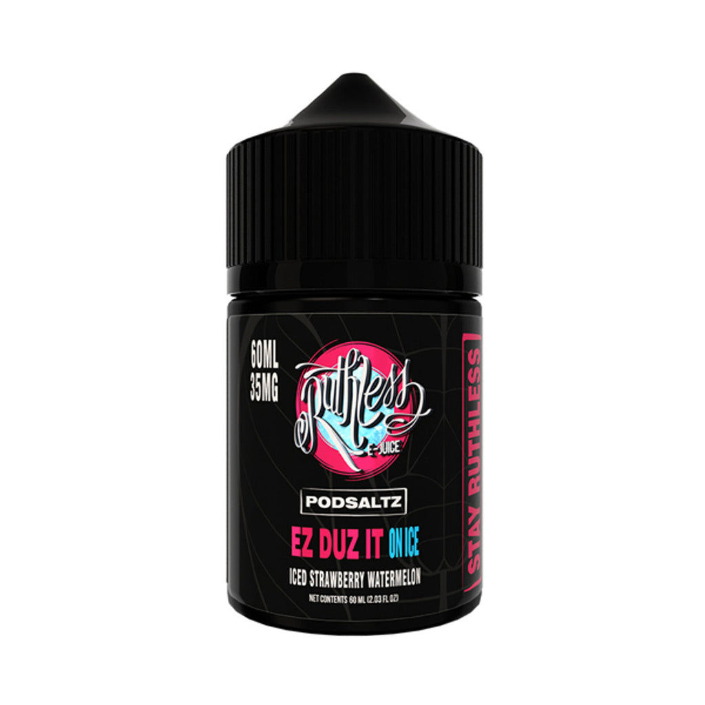 Ruthless Essentials Ez Duz It Watermelon 60ml 50mg nicotine salt e liquid sabor fresa sandía liquido para vape pods comprar en CDMX envío express Área Metropolitana