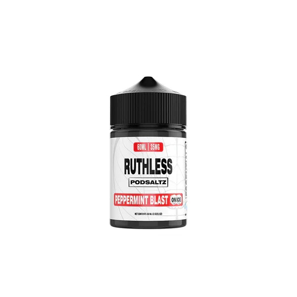 Ruthless Essentials Peppermint Blast On Ice 60ml 50mg nicotine salt e liquid sabor menta hielo liquido para vape pods comprar en CDMX envío express Área Metropolitana