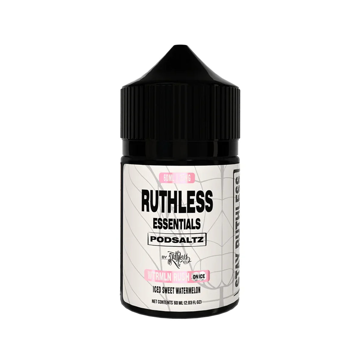 Ruthless Essentials Watermelon Lime Rush 60ml 50mg nicotine salt e liquid sabor sandía limón liquido para vape pods comprar en CDMX envío express Área Metropolitana