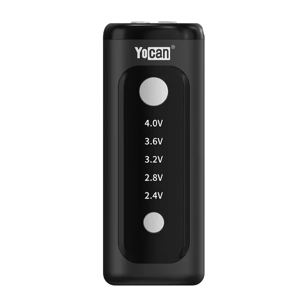 Yocan Kodo Plus battery 510 negra vape battery para cartuchos voltaje ajustable pantalla OLED 400mAh USB-C batería compacta comprar en CDMX envío express Área Metropolitana