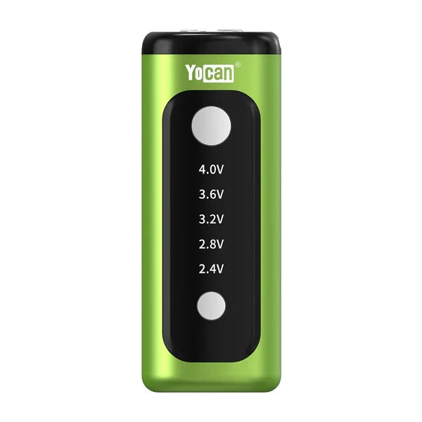 Yocan Kodo Plus battery 510 verde vape battery para cartuchos voltaje ajustable pantalla OLED 400mAh USB-C batería compacta comprar en CDMX envío express Área Metropolitana