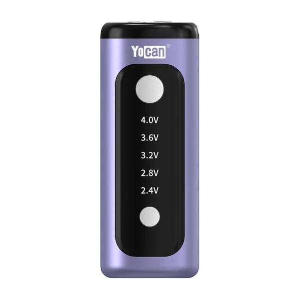 Yocan Kodo Plus battery 510 morada vape battery para cartuchos voltaje ajustable pantalla OLED 400mAh USB-C batería compacta comprar en CDMX envío express Área Metropolitana