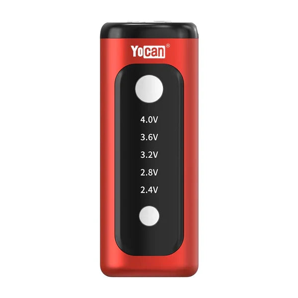 Yocan Kodo Plus battery 510 roja vape battery para cartuchos voltaje ajustable pantalla OLED 400mAh USB-C batería compacta comprar en CDMX envío express Área Metropolitana