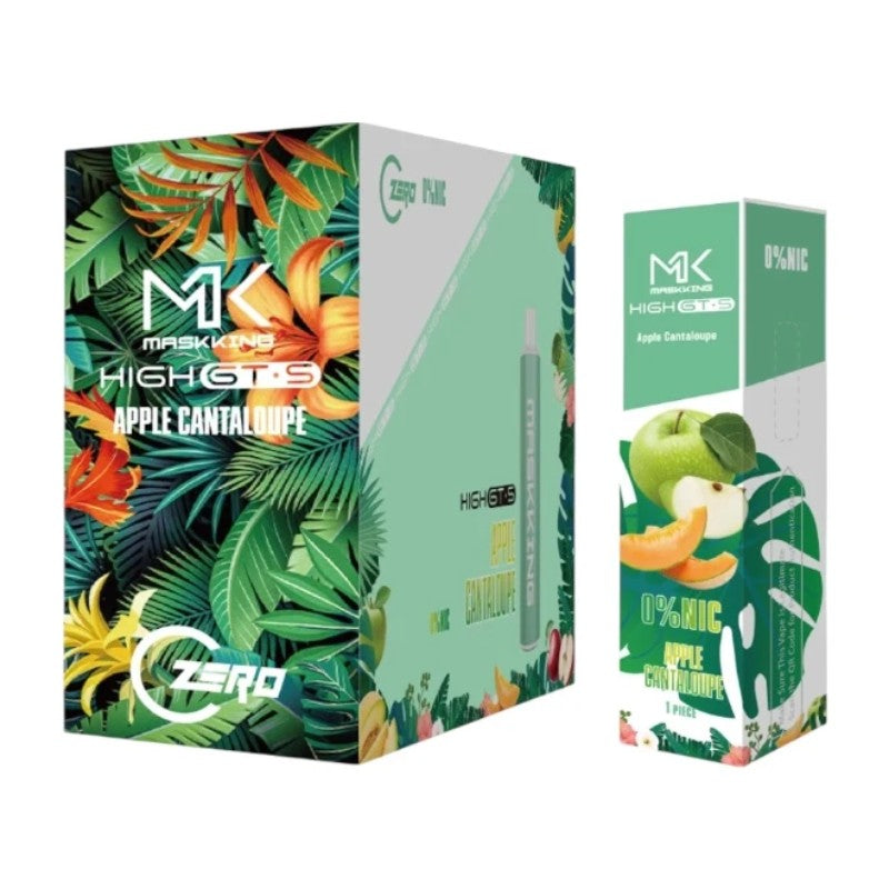 Maskking GTS Zero 3,000 Puffs 10-Pack vape desechable sin nicotina mayoreo México
