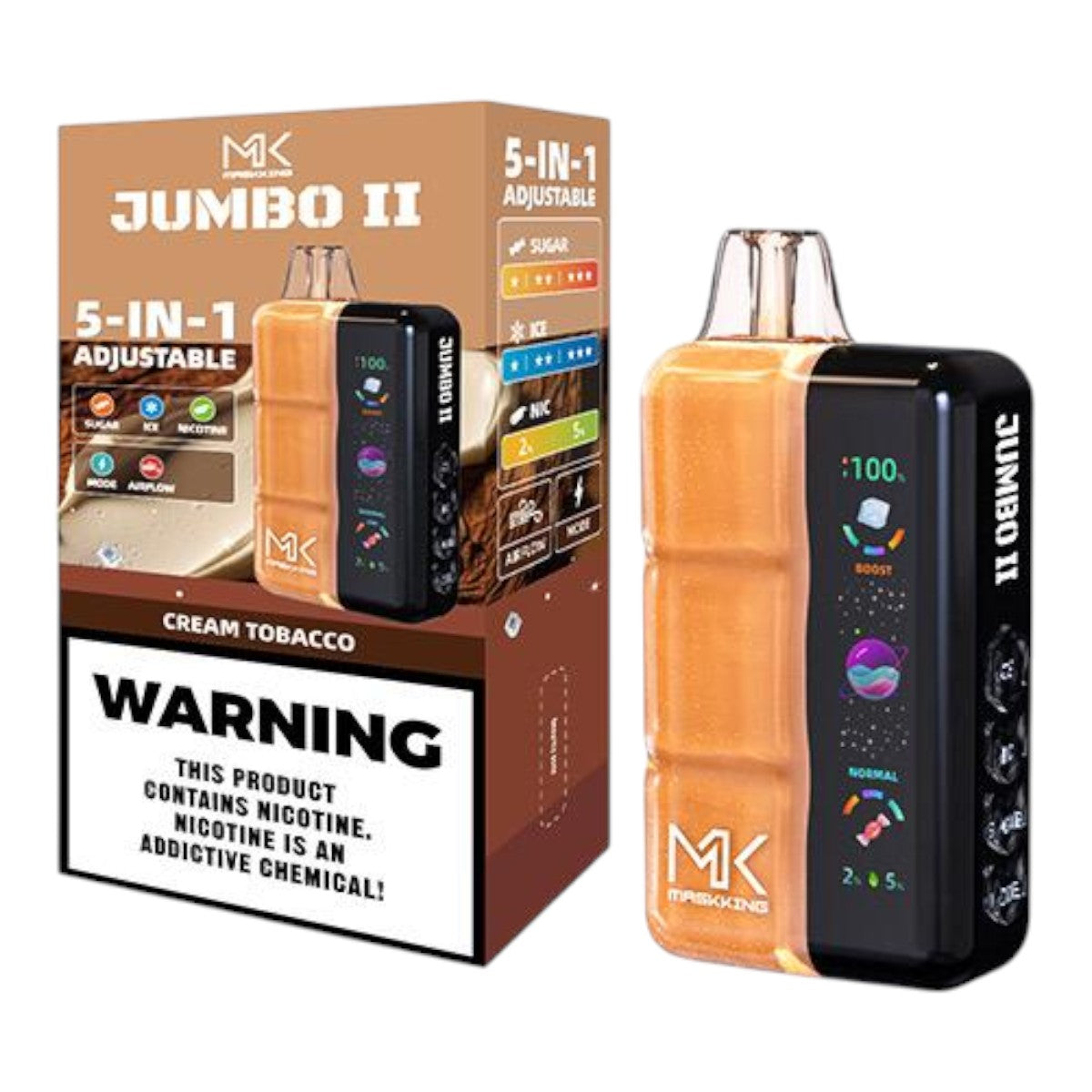 Maskking Jumbo II 50,000 puffs - vape recargable USB-C original en México