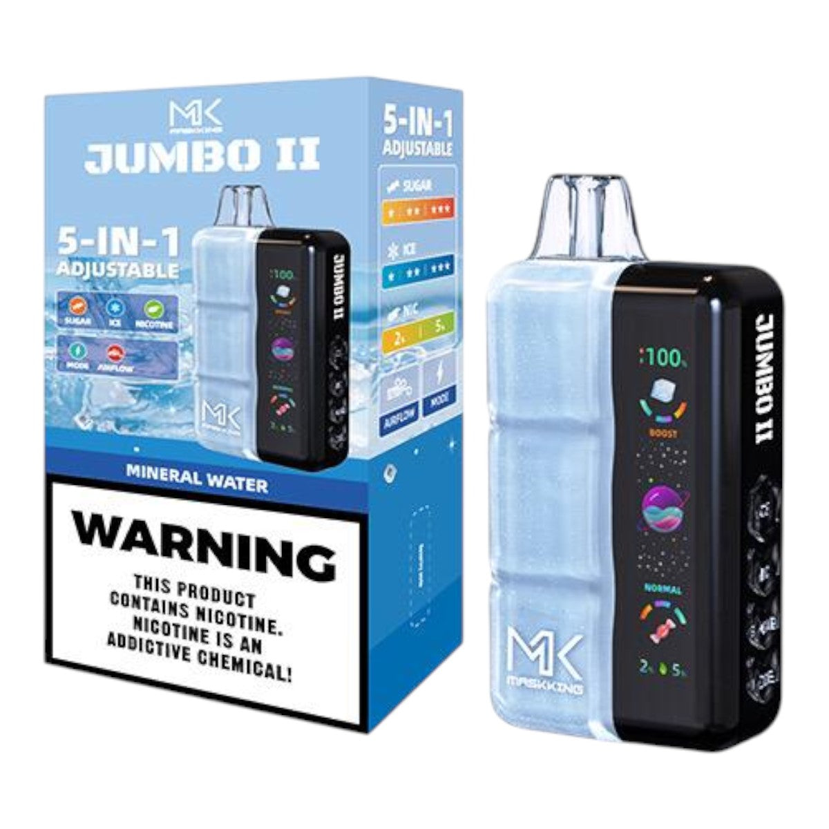 Maskking Jumbo II 50,000 puffs - vape recargable USB-C original en México