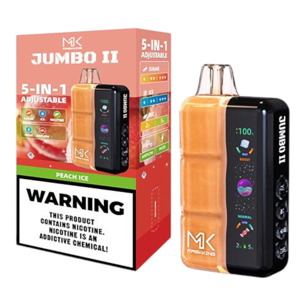 Maskking Jumbo II 50,000 puffs - vape recargable USB-C original en México