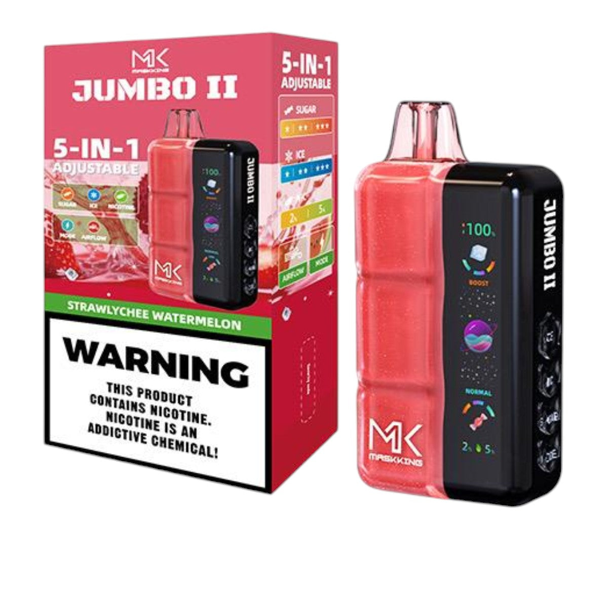 Maskking Jumbo II 50,000 puffs - vape recargable USB-C original en México