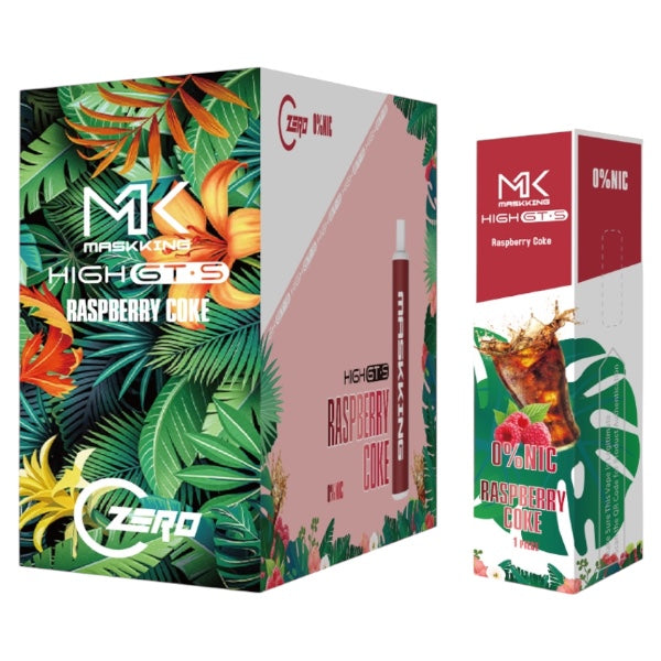 Maskking GTS Zero 0% sin nicotina 3,000 puffs 10-Pack mayoreo - caja 10 piezas México