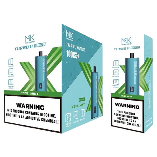Maskking Turbo II 10-Pack 10,000 puffs vape mayoreo original México