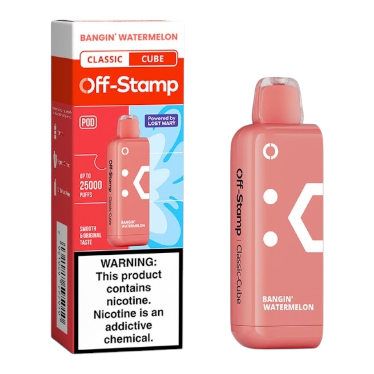 Off Stamp X-Cube Classic Pod, pods de sabores clásicos originales México