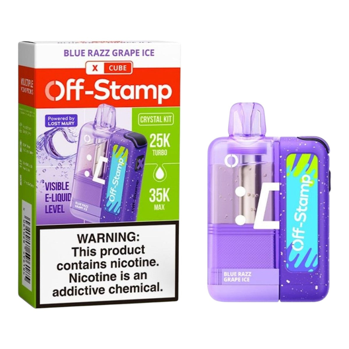 Off Stamp X-Cube Crystal Kit, vape recargable de pods original México