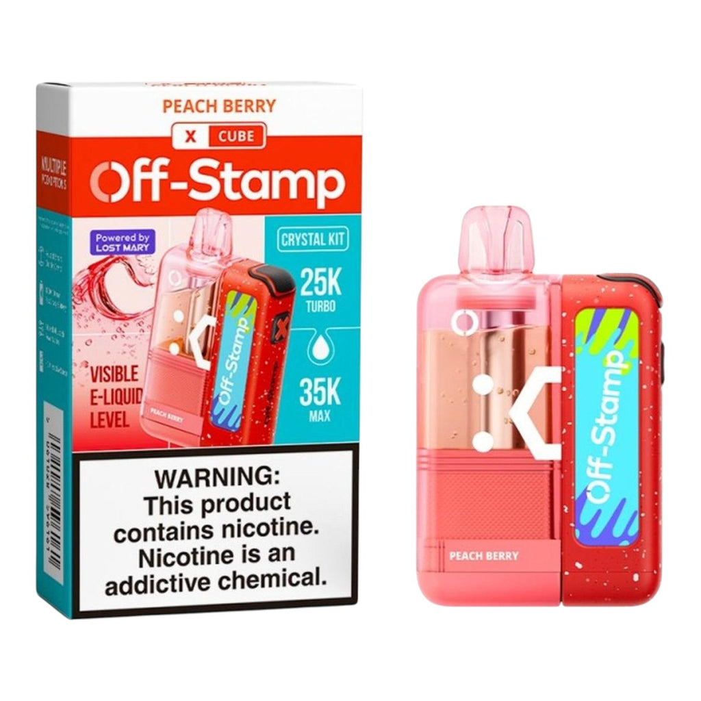Off Stamp X-Cube Crystal Kit sabores premium, recargable original México